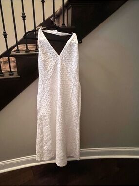 a new day White Smocked Waist Maxi Dress